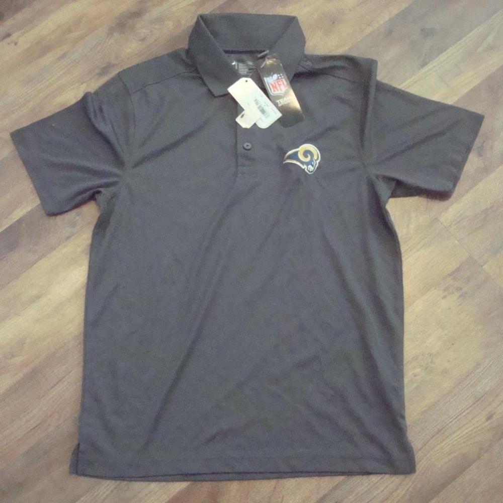 LOS ANGELES RAMS POLO‎ GOLF SMALL VINTAGE SHIRT 00S Y2K G6